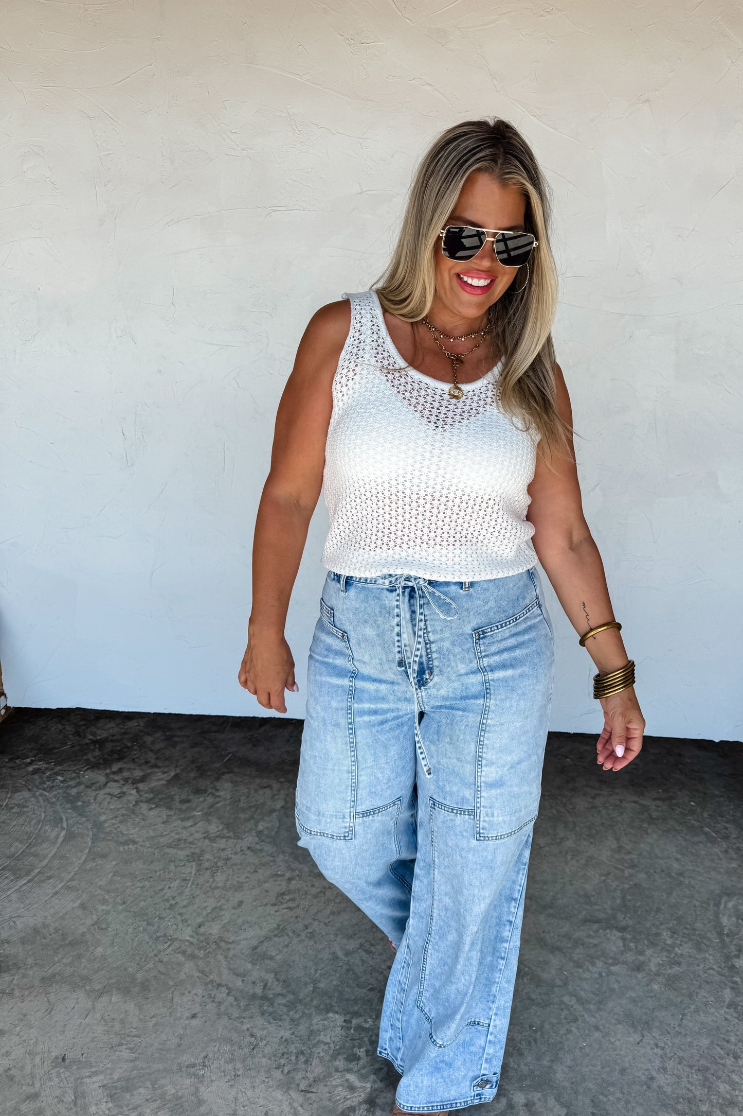 JOVIE TIE WAIST JEANS