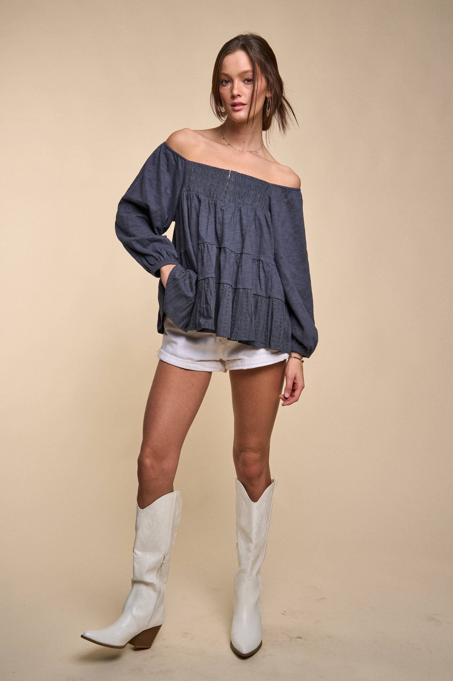 Tiered Babydoll top