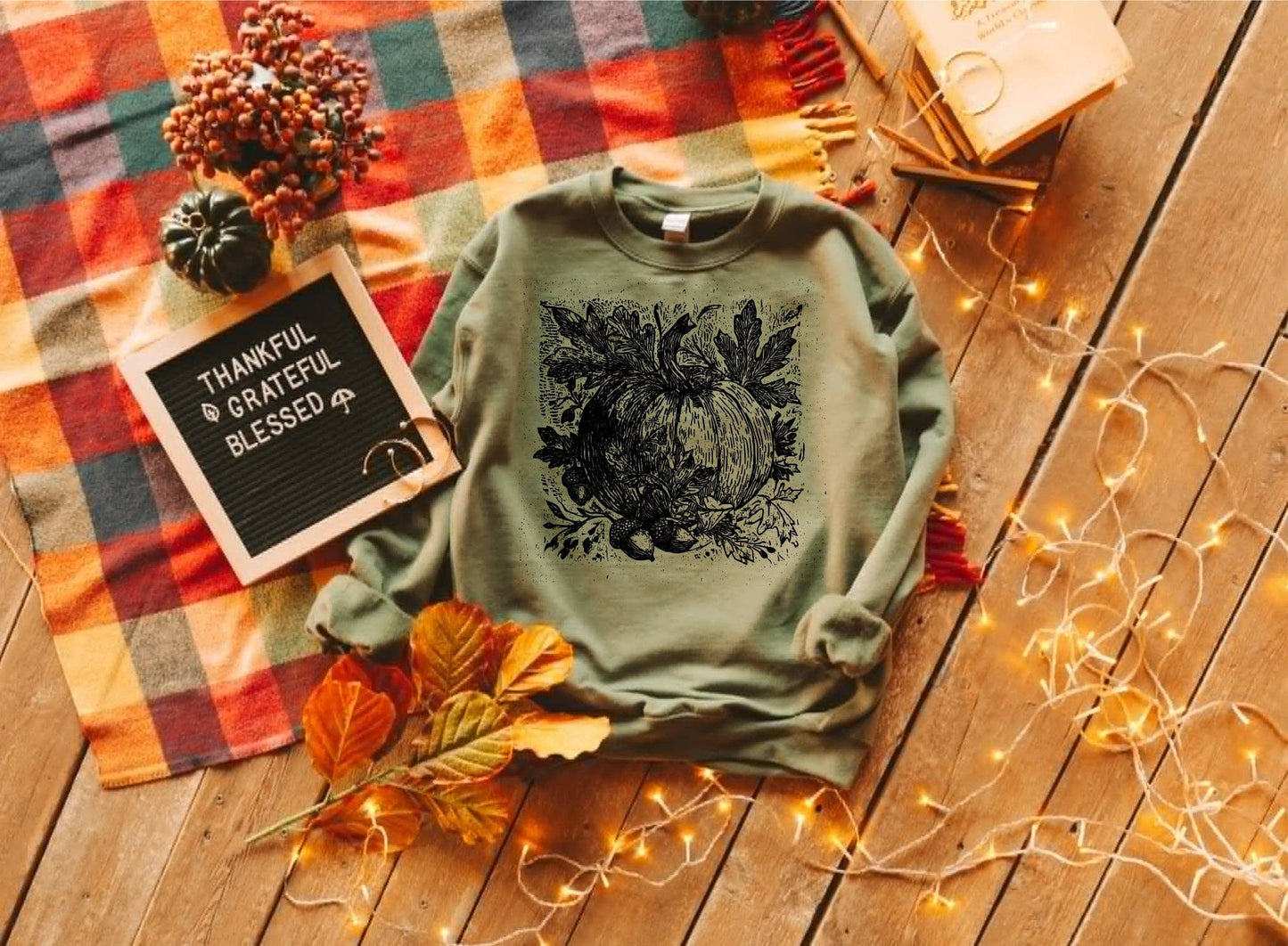 Vintage Pumpkin Sweatshirt