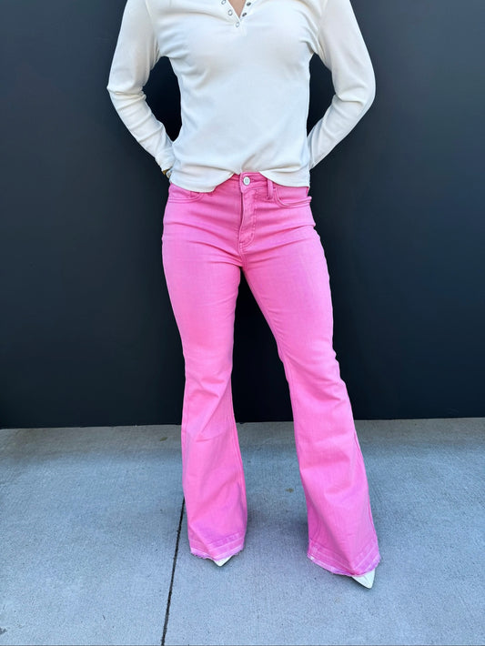 Jayde Pink Tummy Control Jeans -Regular Inseam 34"