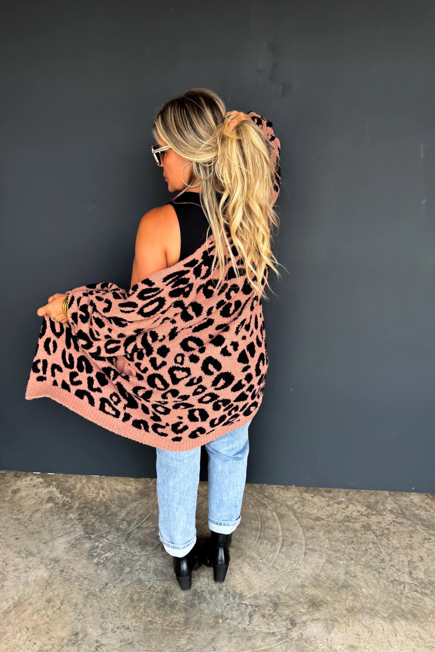 Lighting & Cheetah Cloud Cardigan