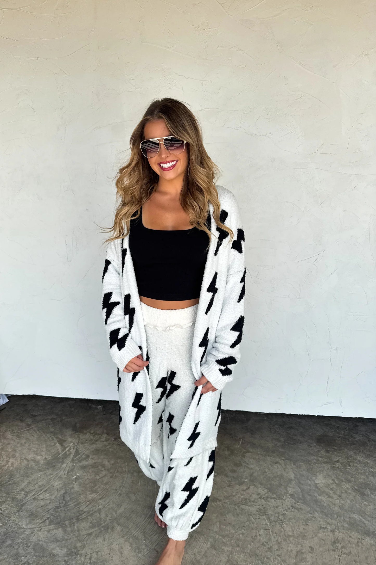 Lighting & Cheetah Cloud Cardigan