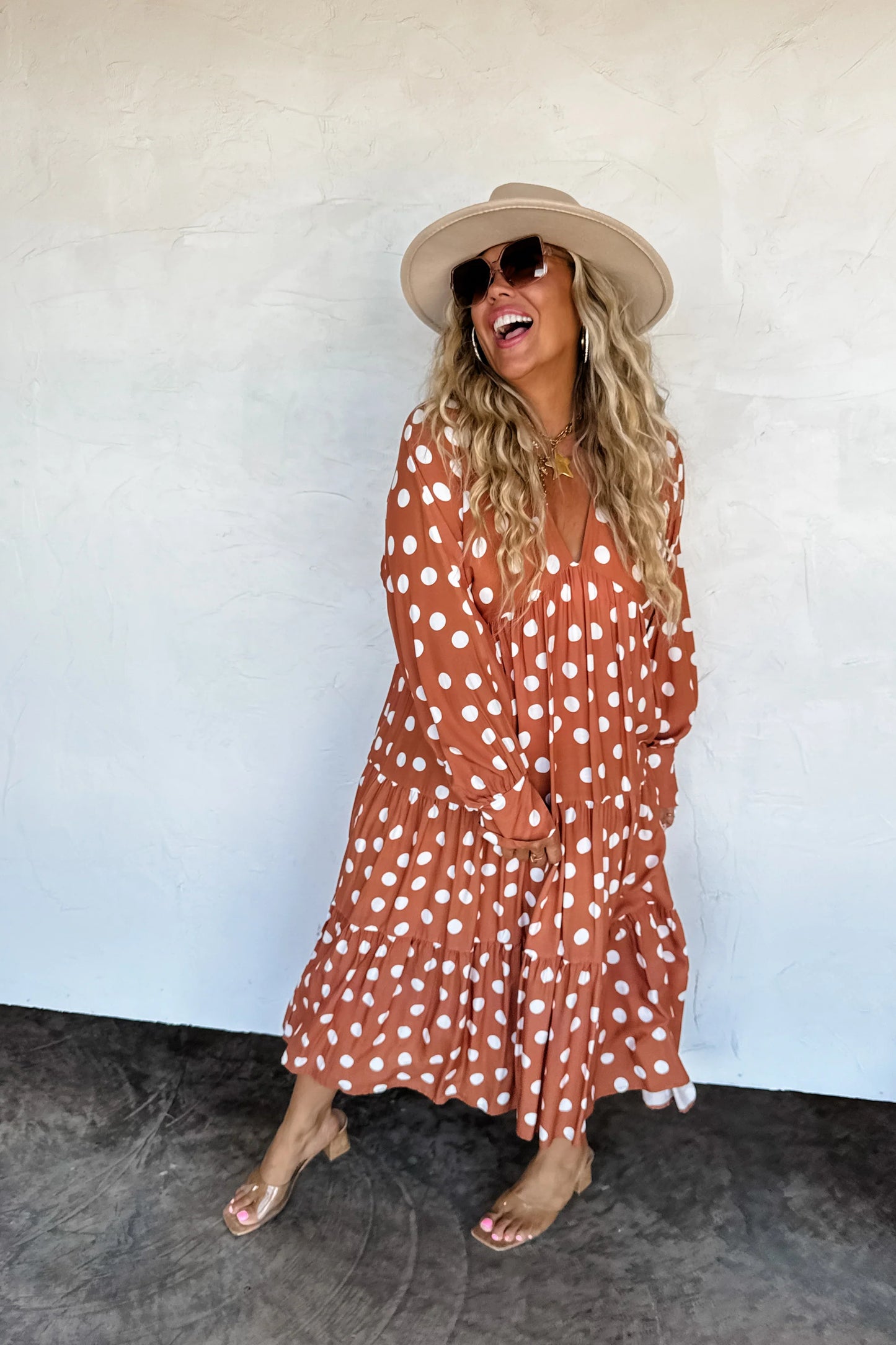 Kora Polka Dot Dress