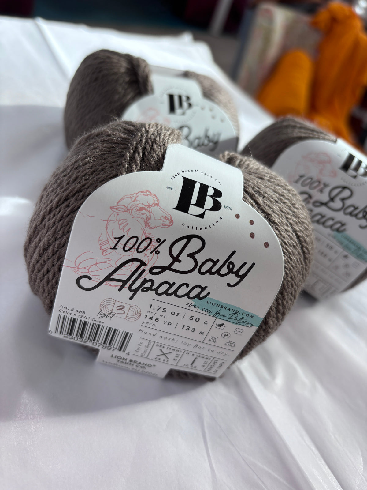 100% Baby Alpaca Yarn