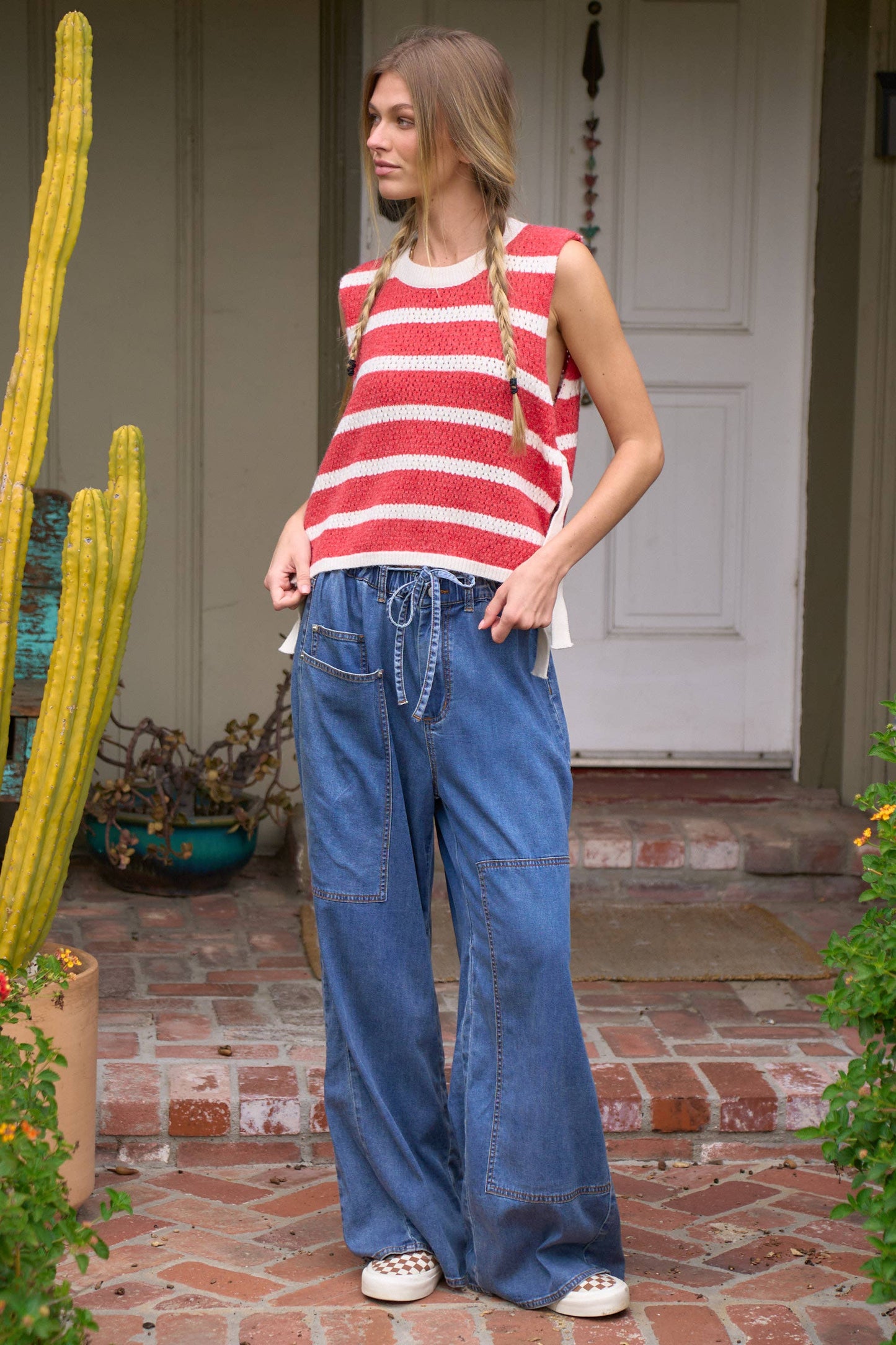 Megan Striped Top