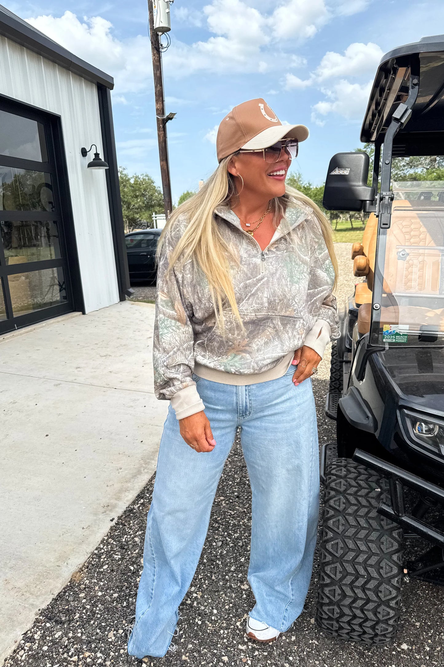 Camo & Checker Easy Does it Pull Over