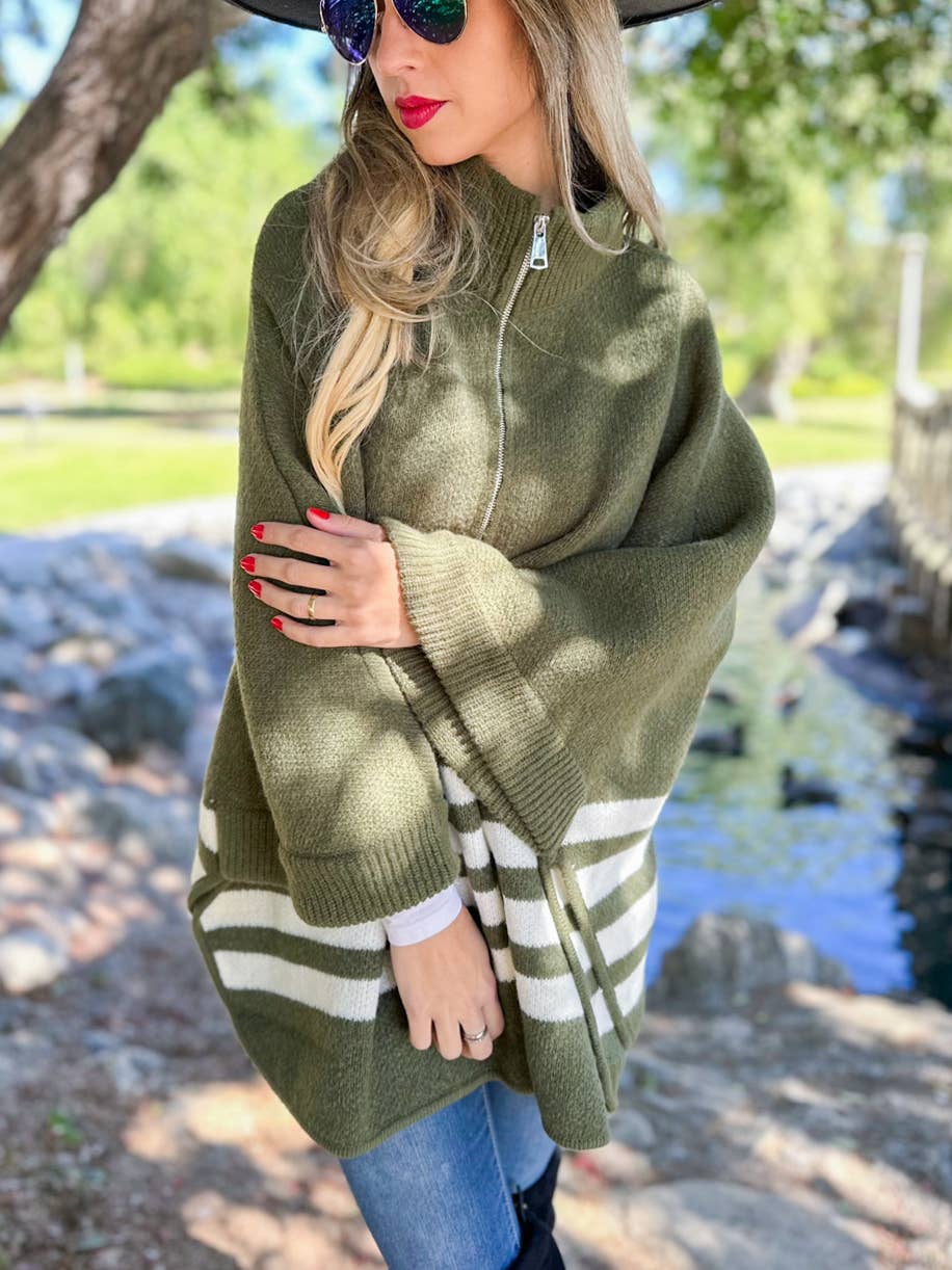 Charlie Zip-Up Cardigan