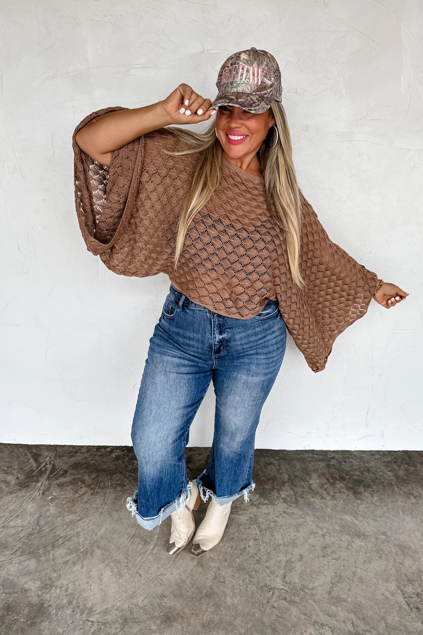 Fall Colors Free Spirt Bell Sleeve Top