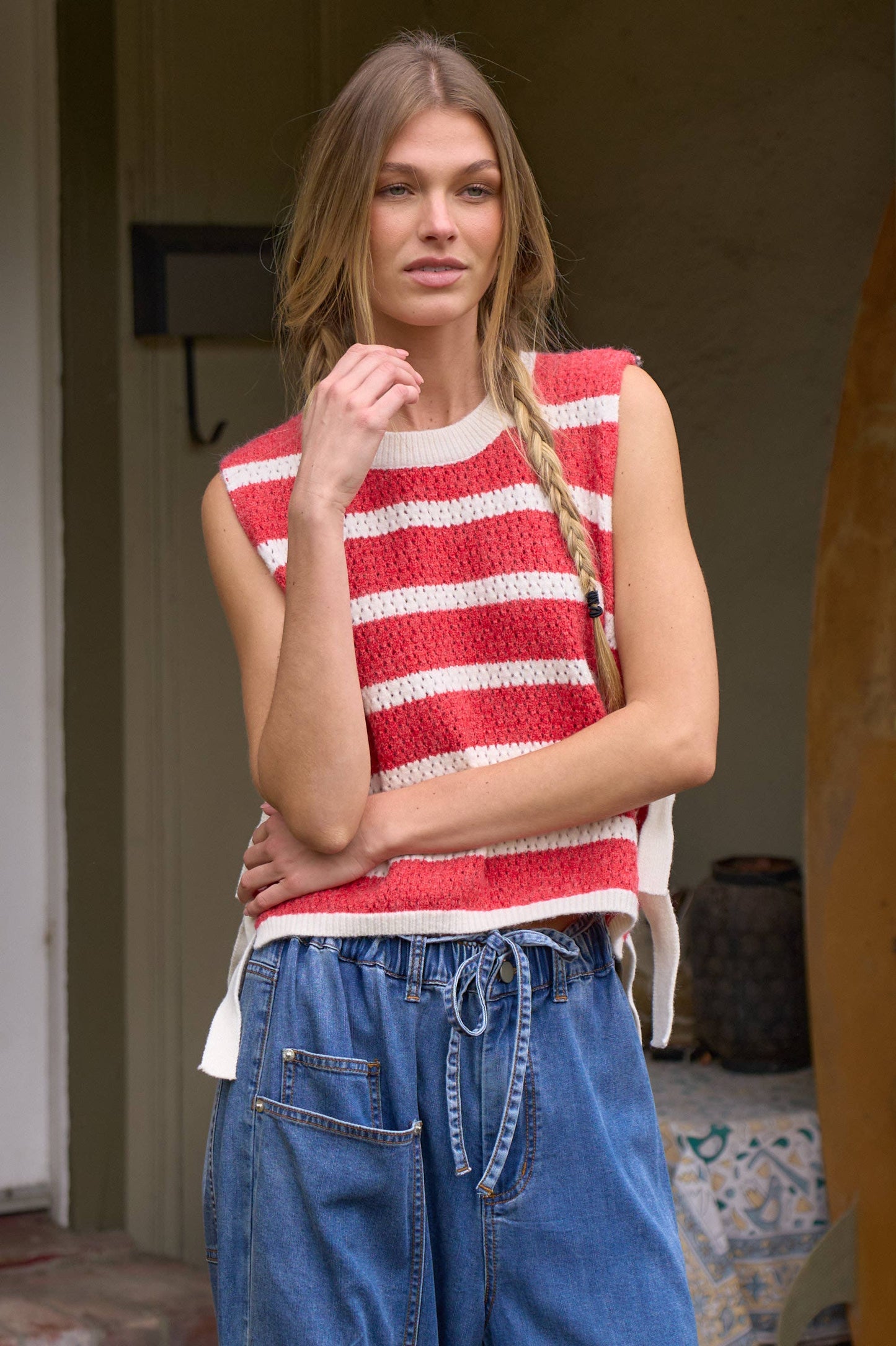 Megan Striped Top
