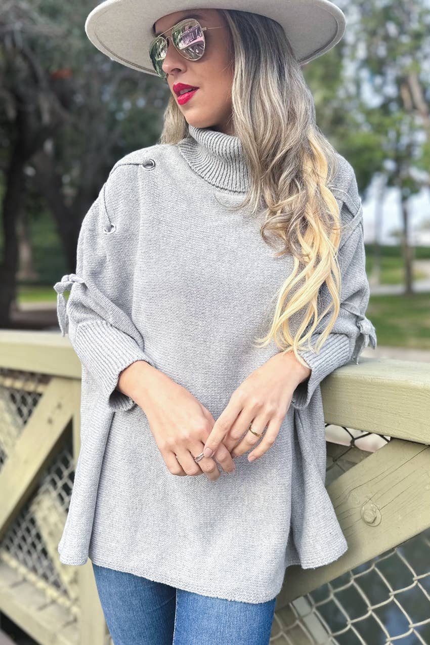 The Bow & Tell Poncho Top