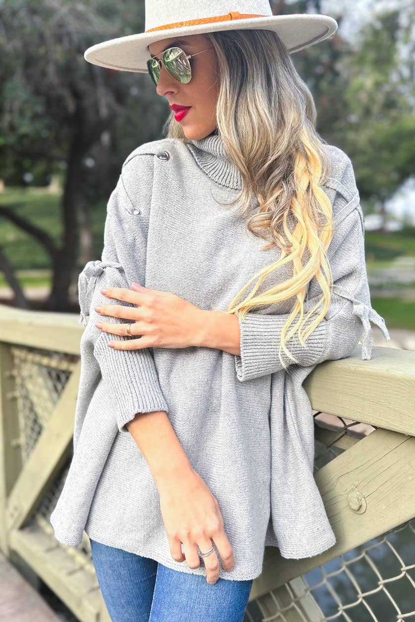 The Bow & Tell Poncho Top