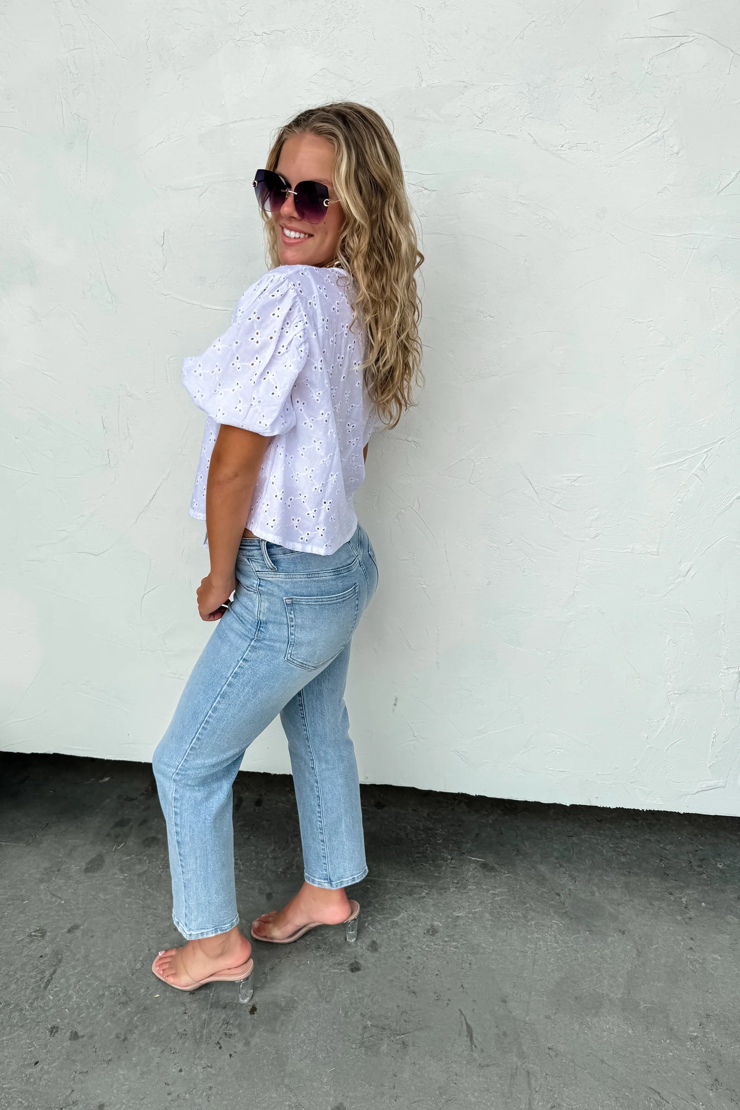 Alexie Straight Leg Cropped Jeans