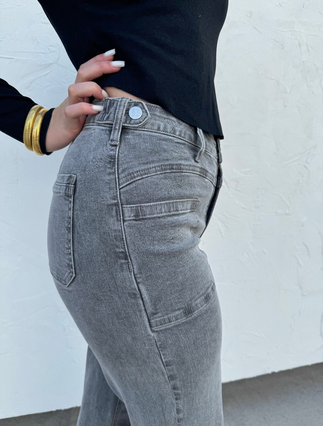Clover Front Pocket Jean