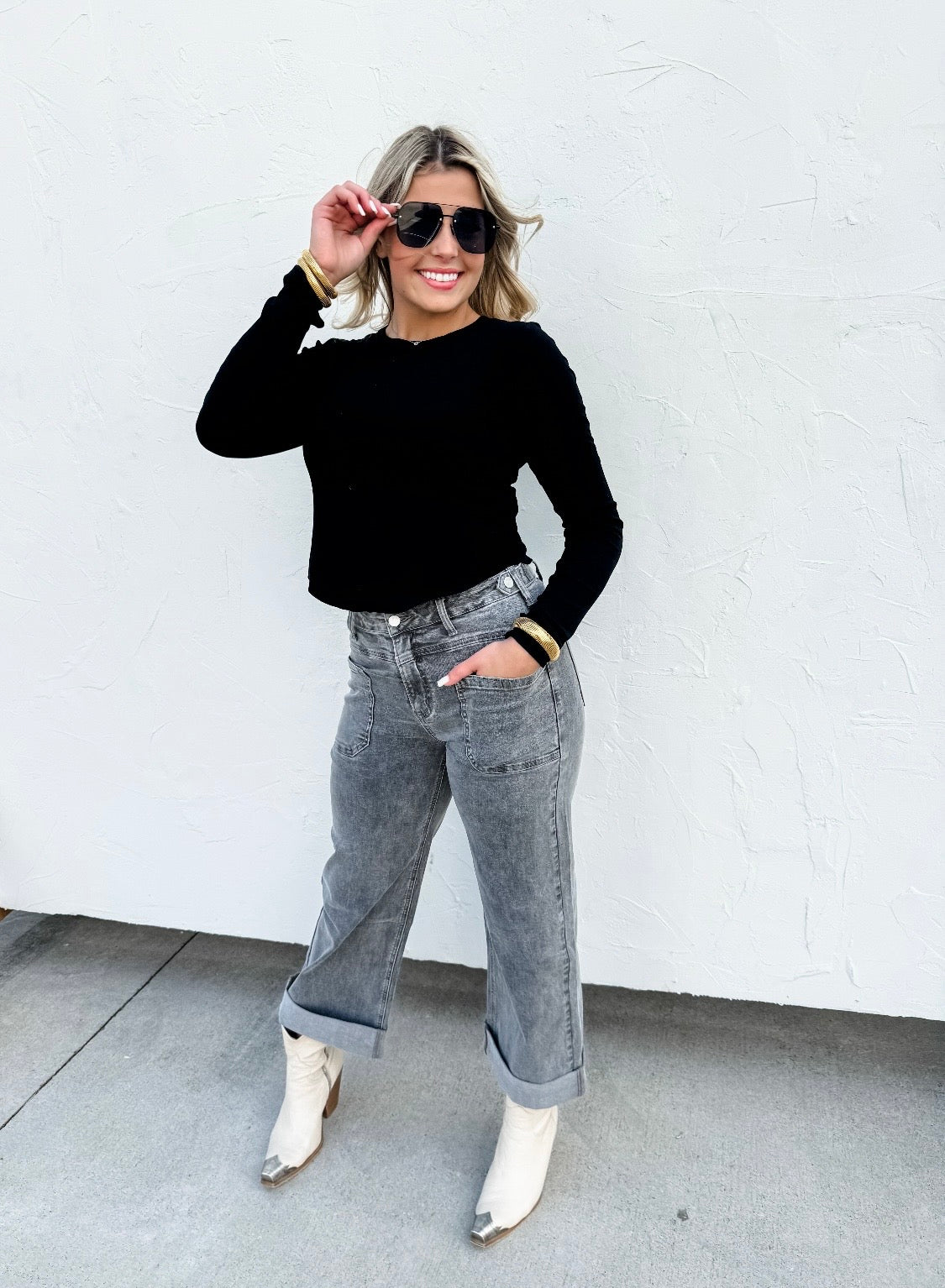 Clover Front Pocket Jean