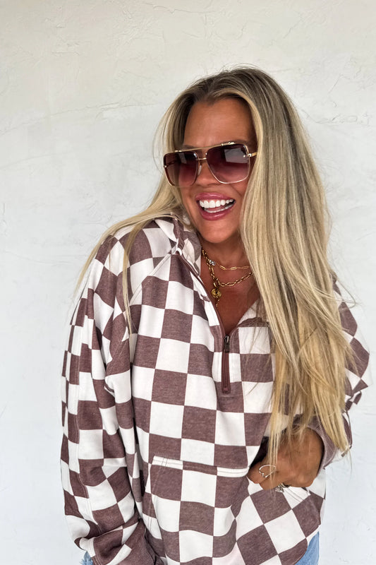 Camo & Checker Easy Does it Pull Over