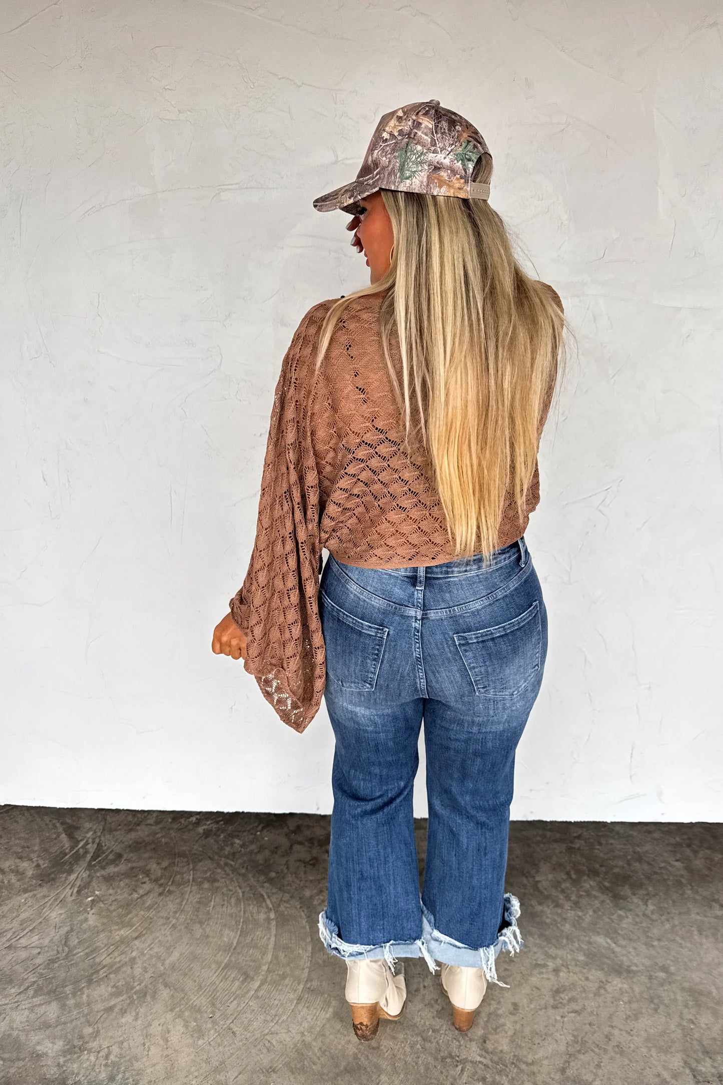 Fall Colors Free Spirt Bell Sleeve Top