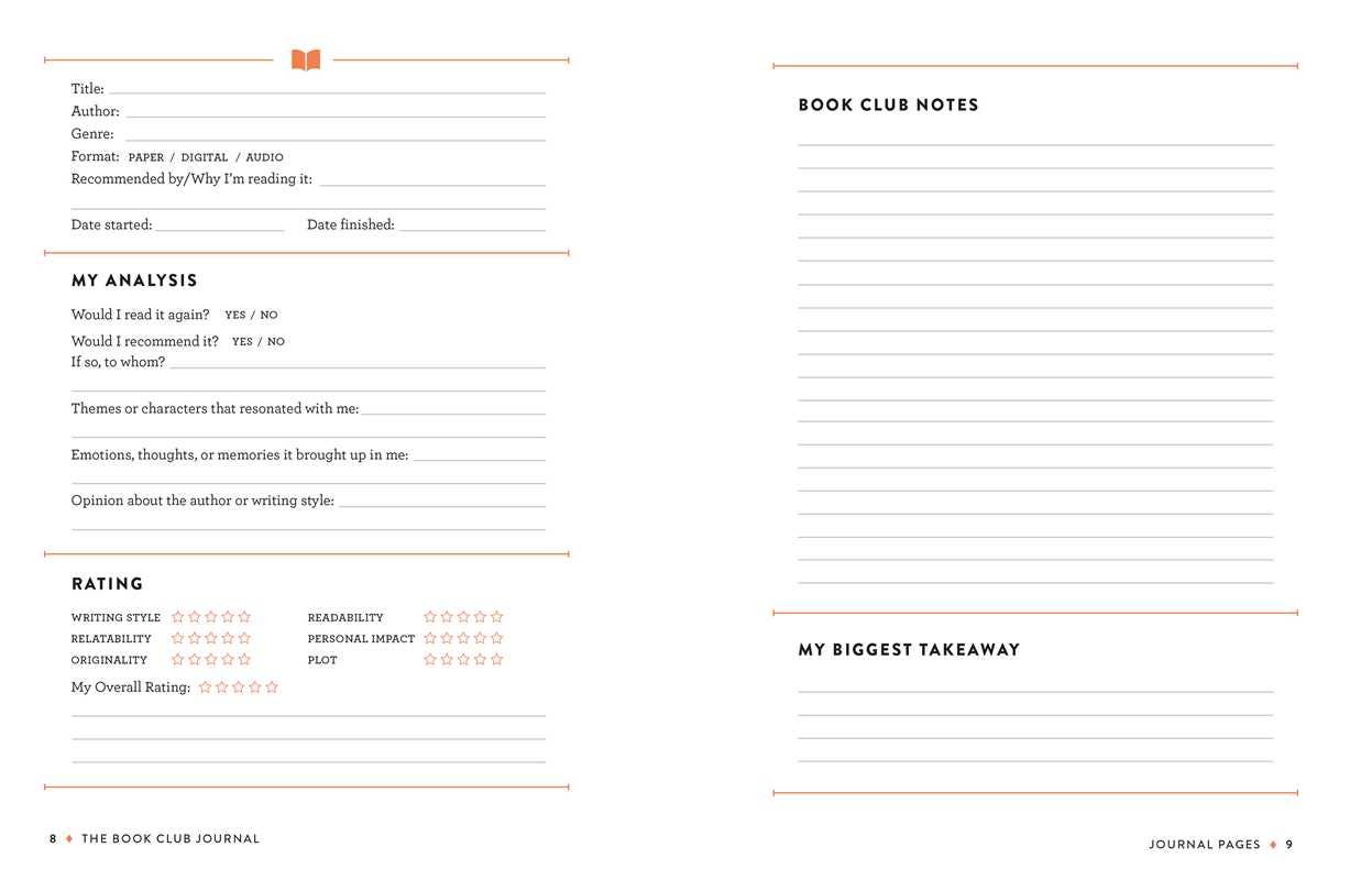 Book Club Journal by Adams Media