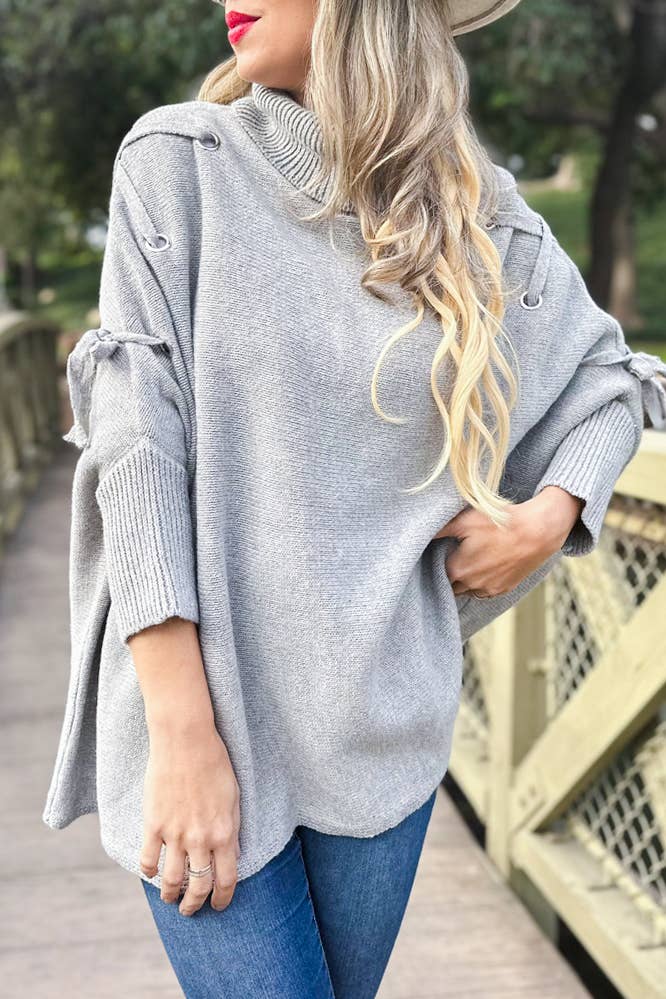 The Bow & Tell Poncho Top