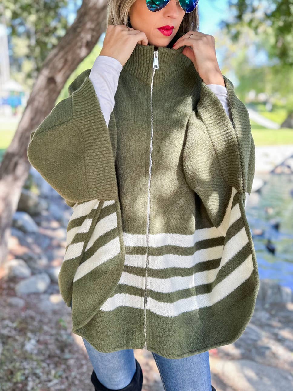 Charlie Zip-Up Cardigan