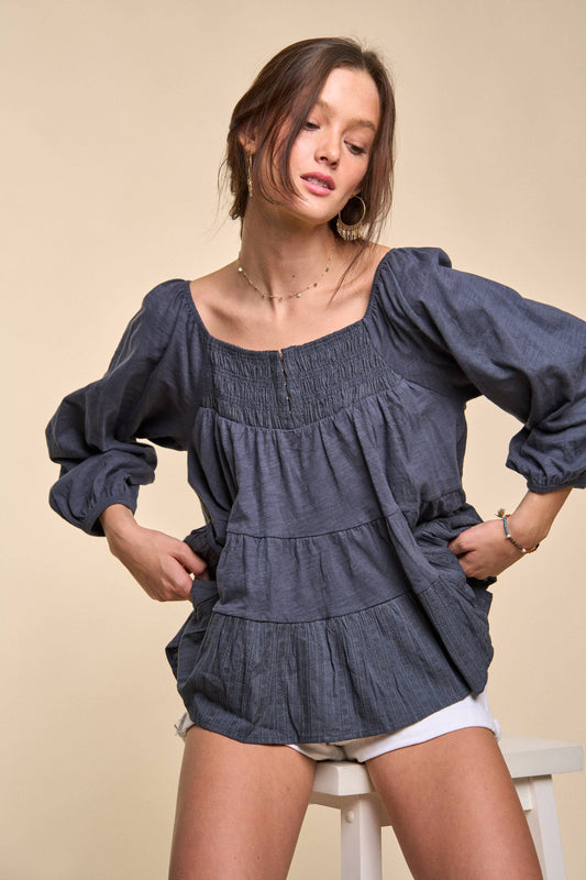 Tiered Babydoll top