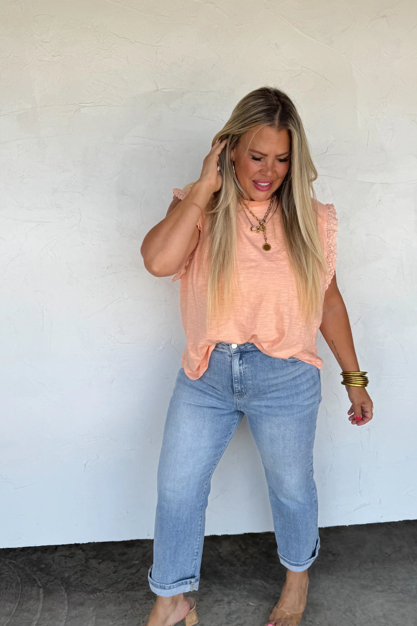 Alexie Straight Leg Cropped Jeans