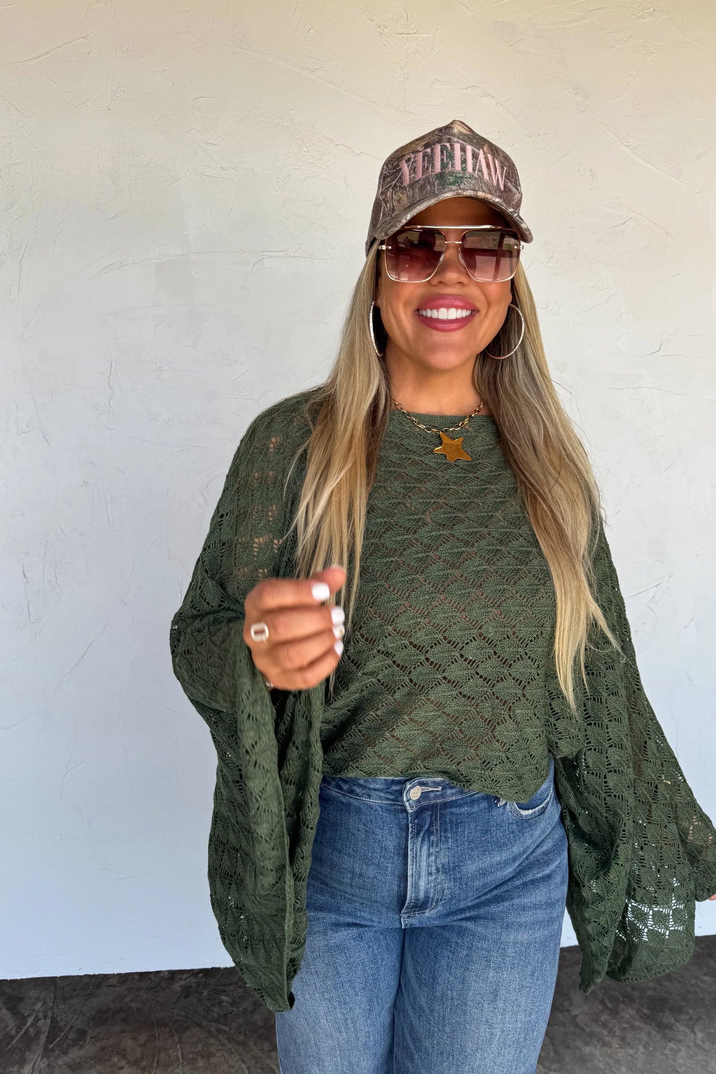 Fall Colors Free Spirt Bell Sleeve Top