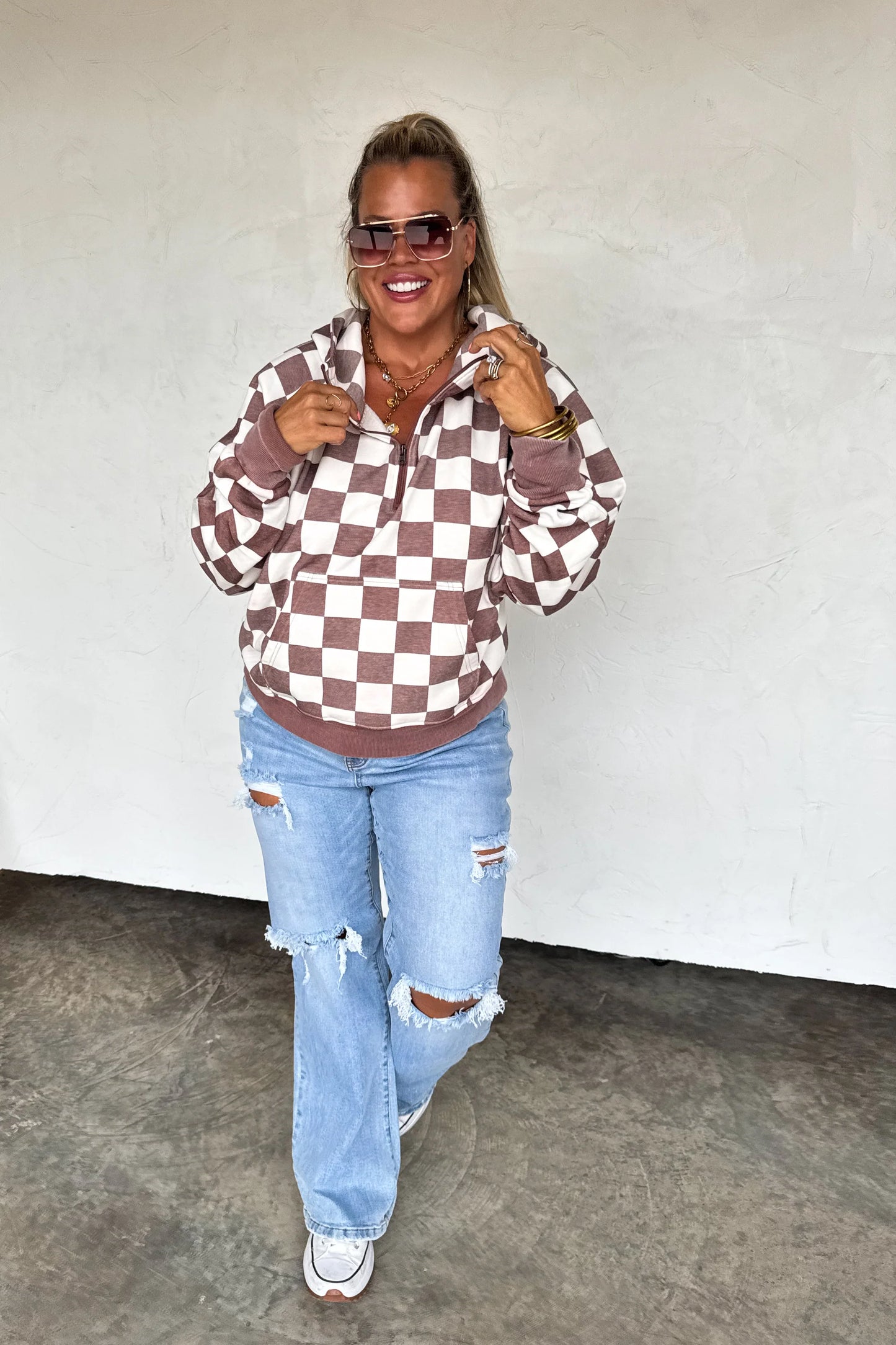Camo & Checker Easy Does it Pull Over