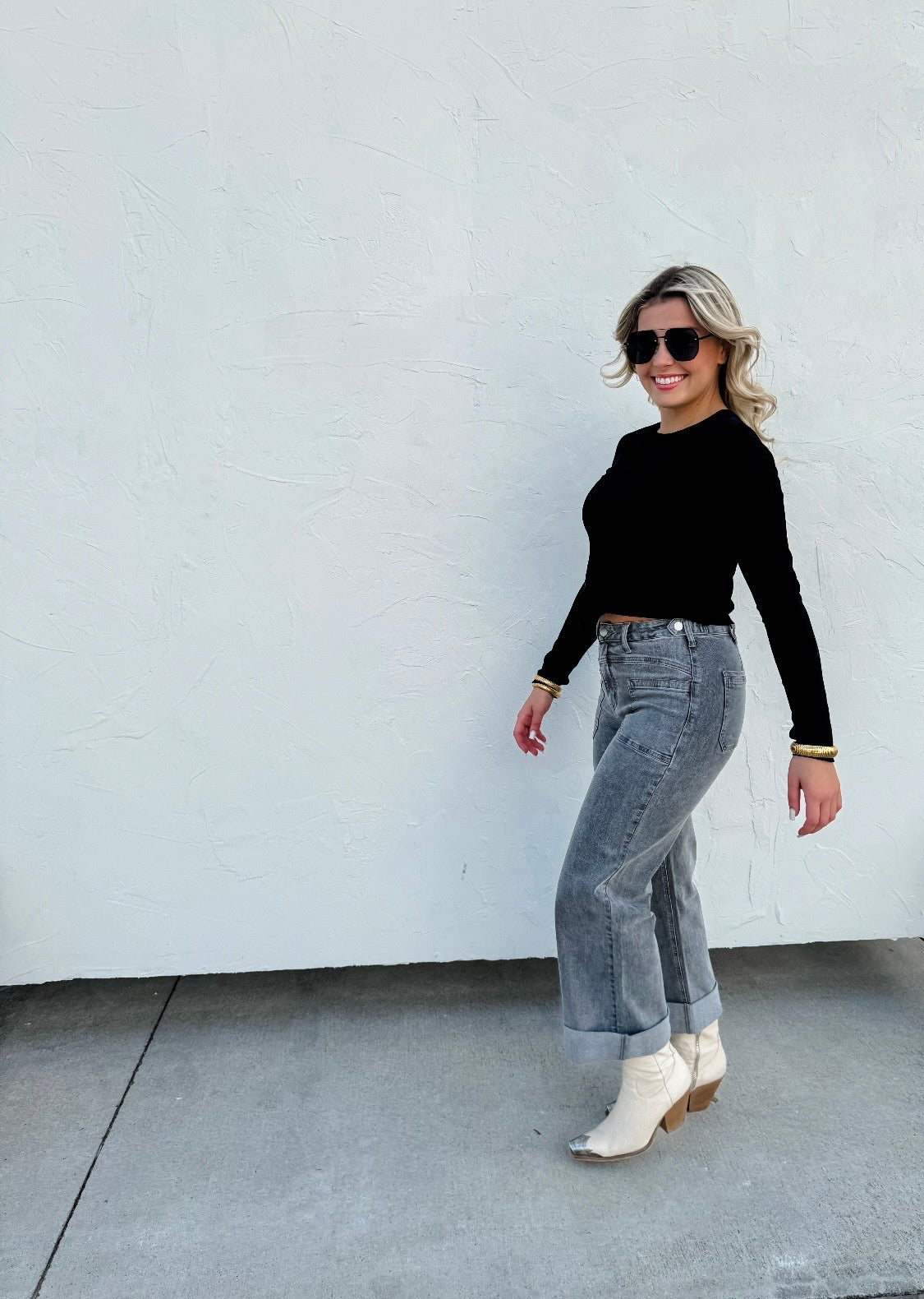Clover Front Pocket Jean