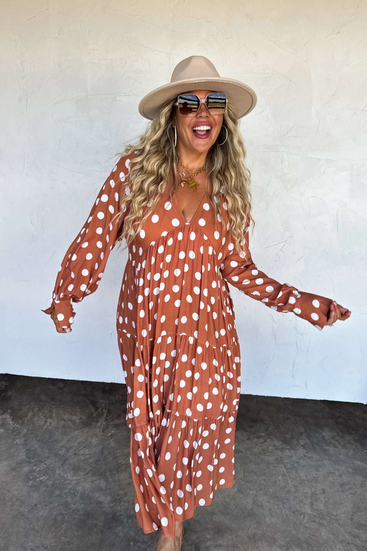 Kora Polka Dot Dress