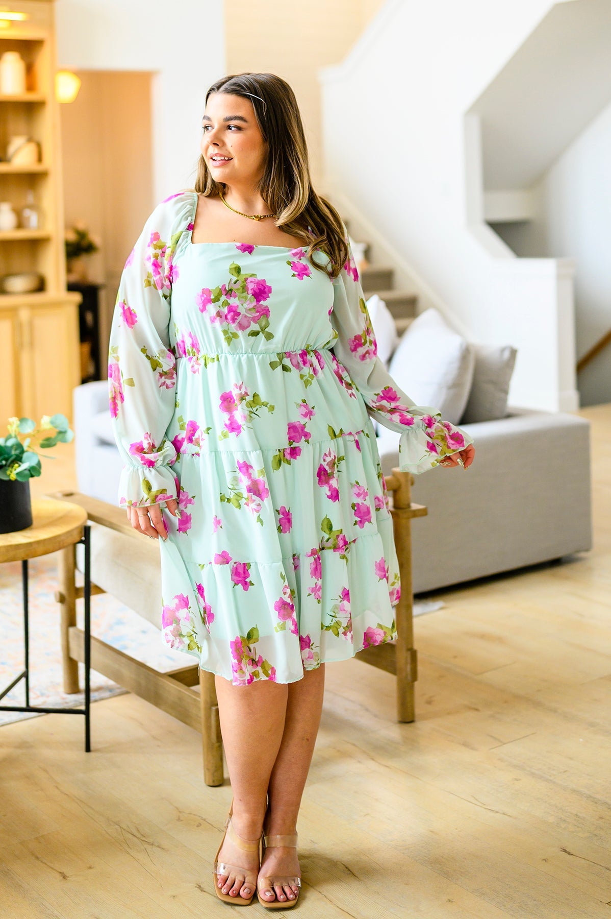 Delightfully Yours Floral Dress