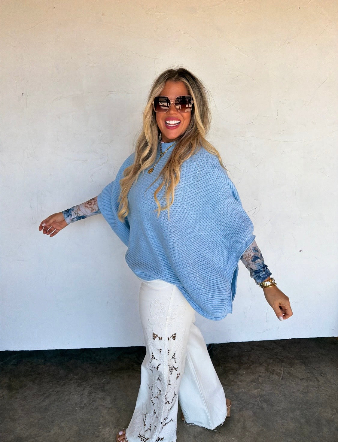 Meg Pullover Poncho
