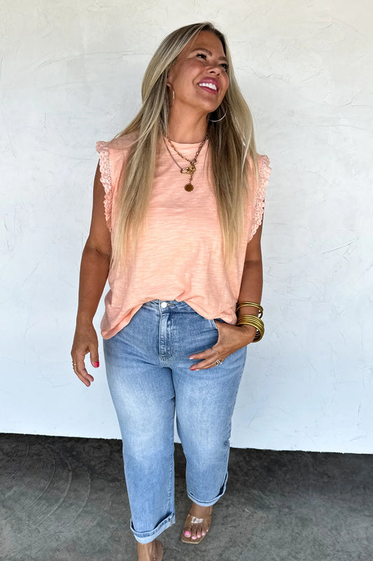 Alexie Straight Leg Cropped Jeans