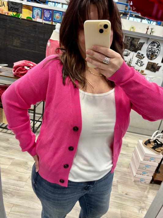 Cardi - Fuchsia