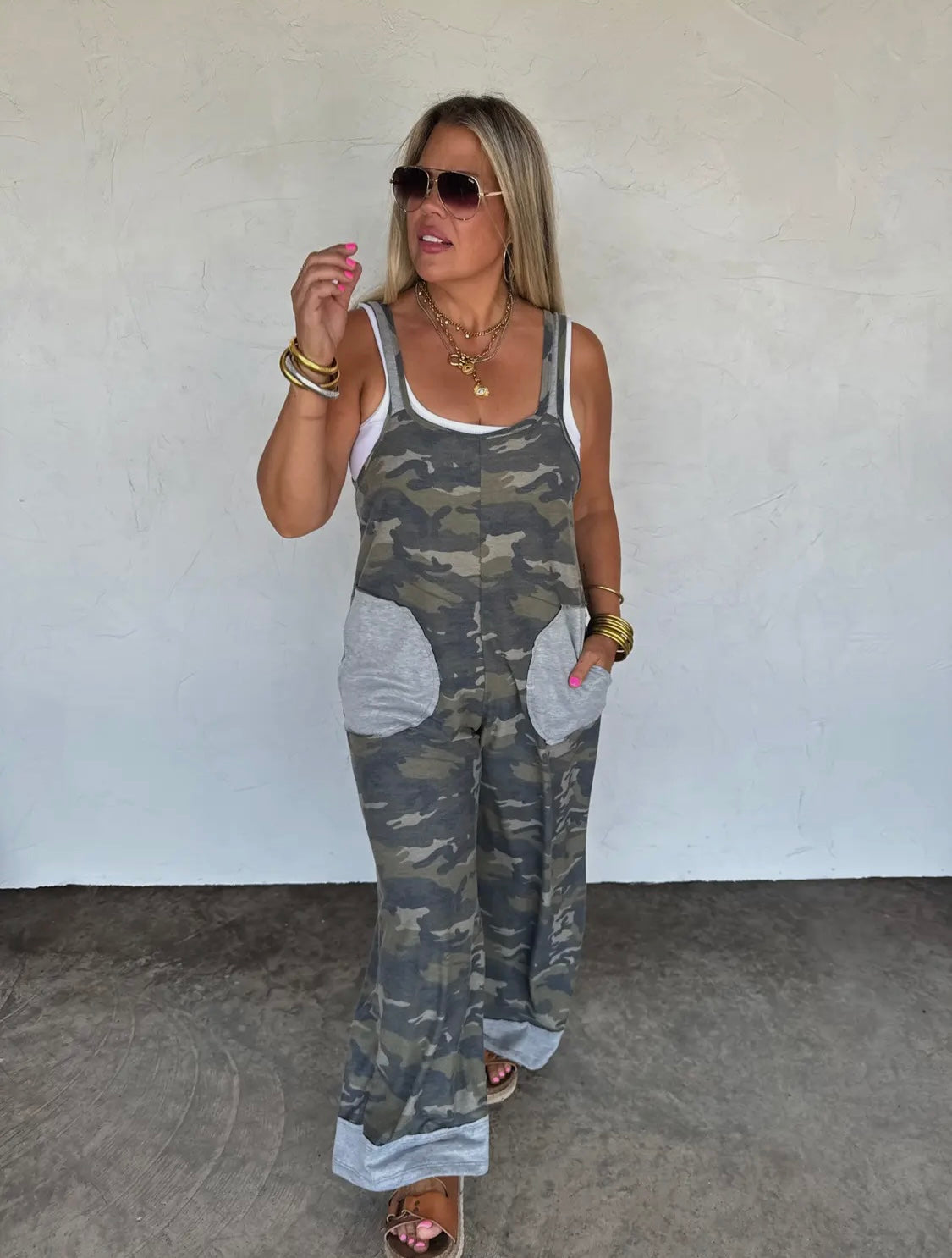 Ricki Camo Romper