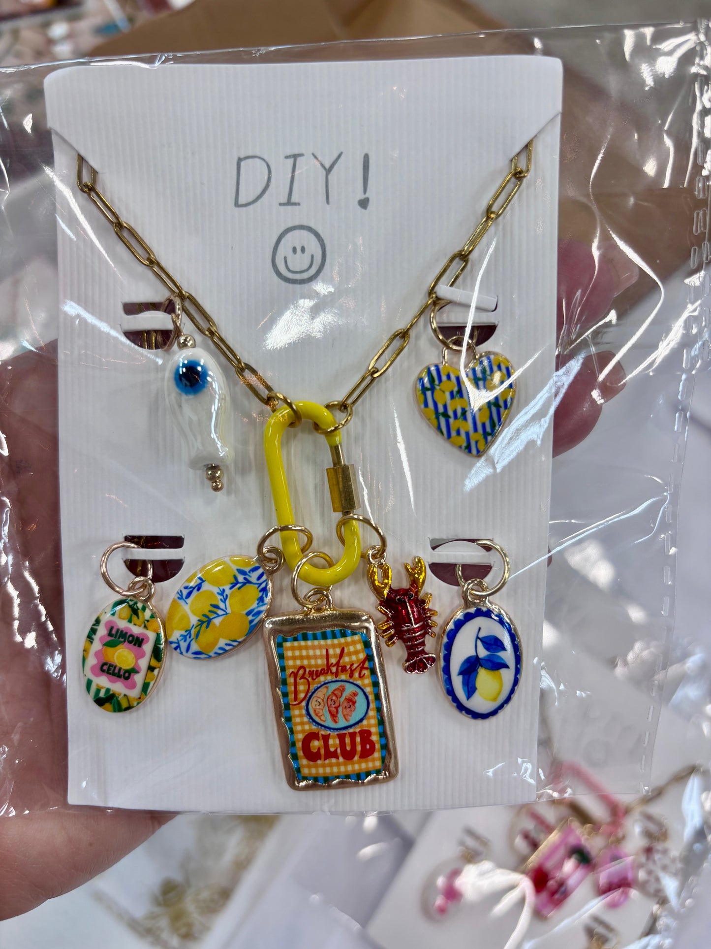 DIY Charm Necklaces