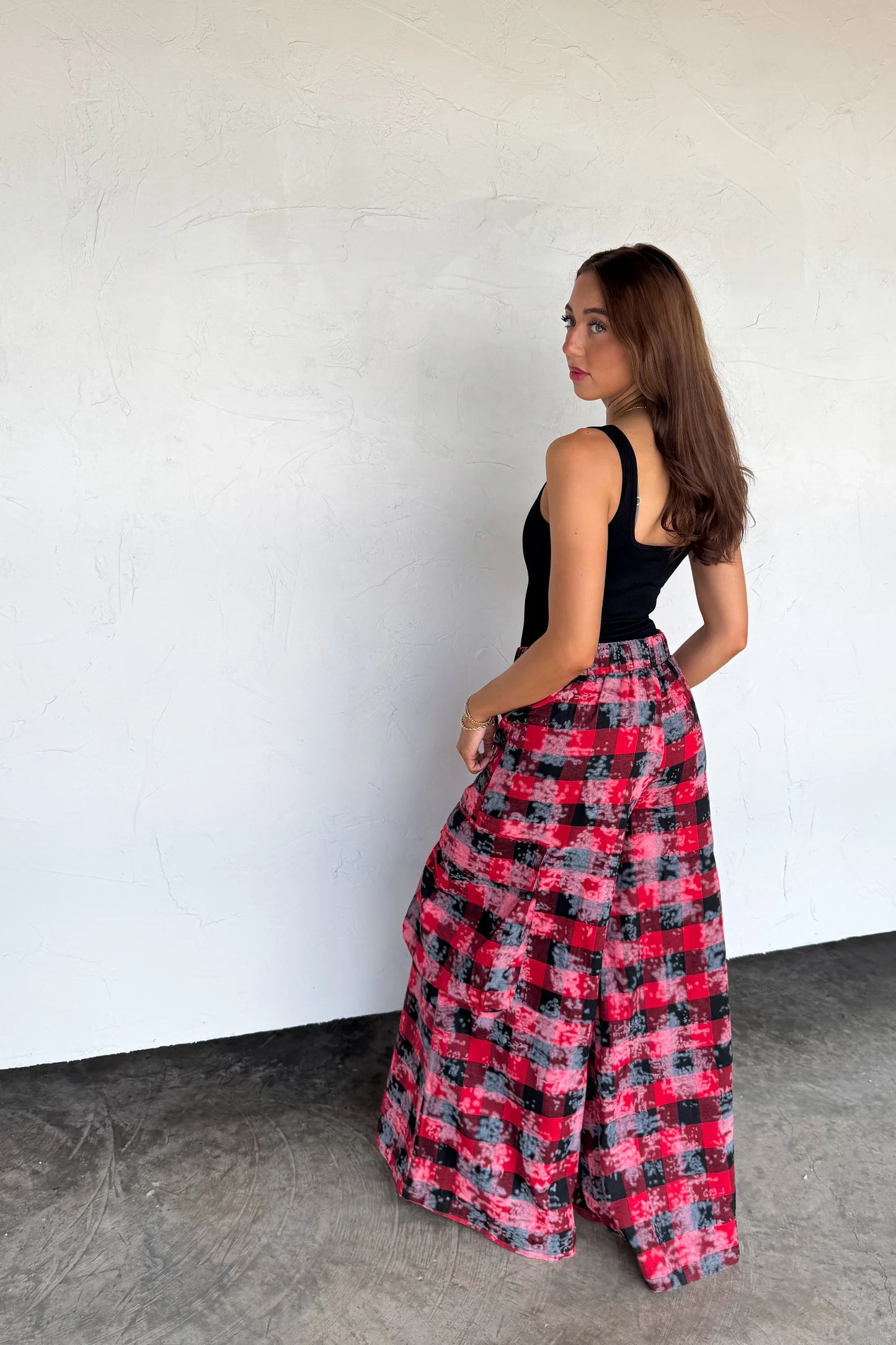Plaid Behavior - Wide Leg Pant