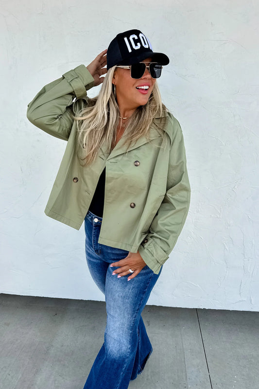 Rossi - Crop Trench Coat