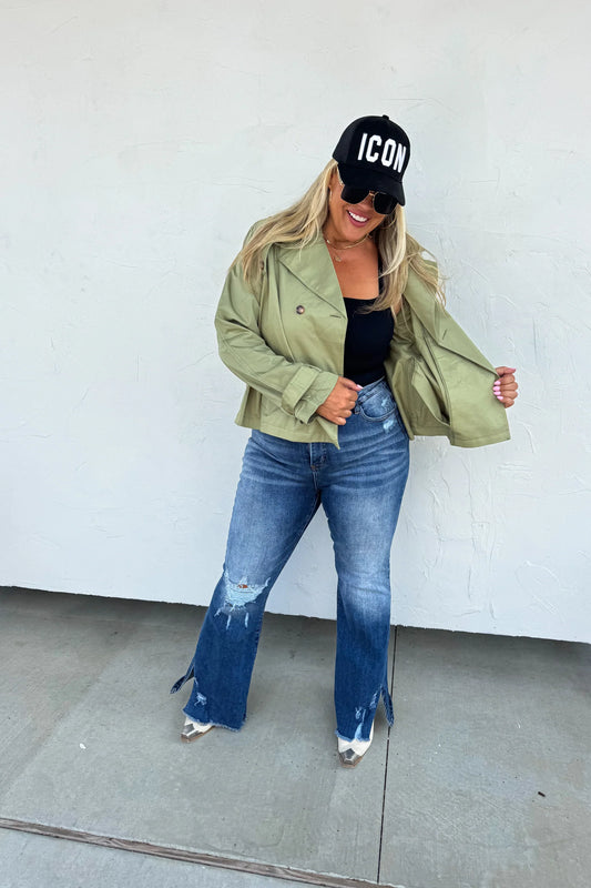 Rossi - Crop Trench Coat
