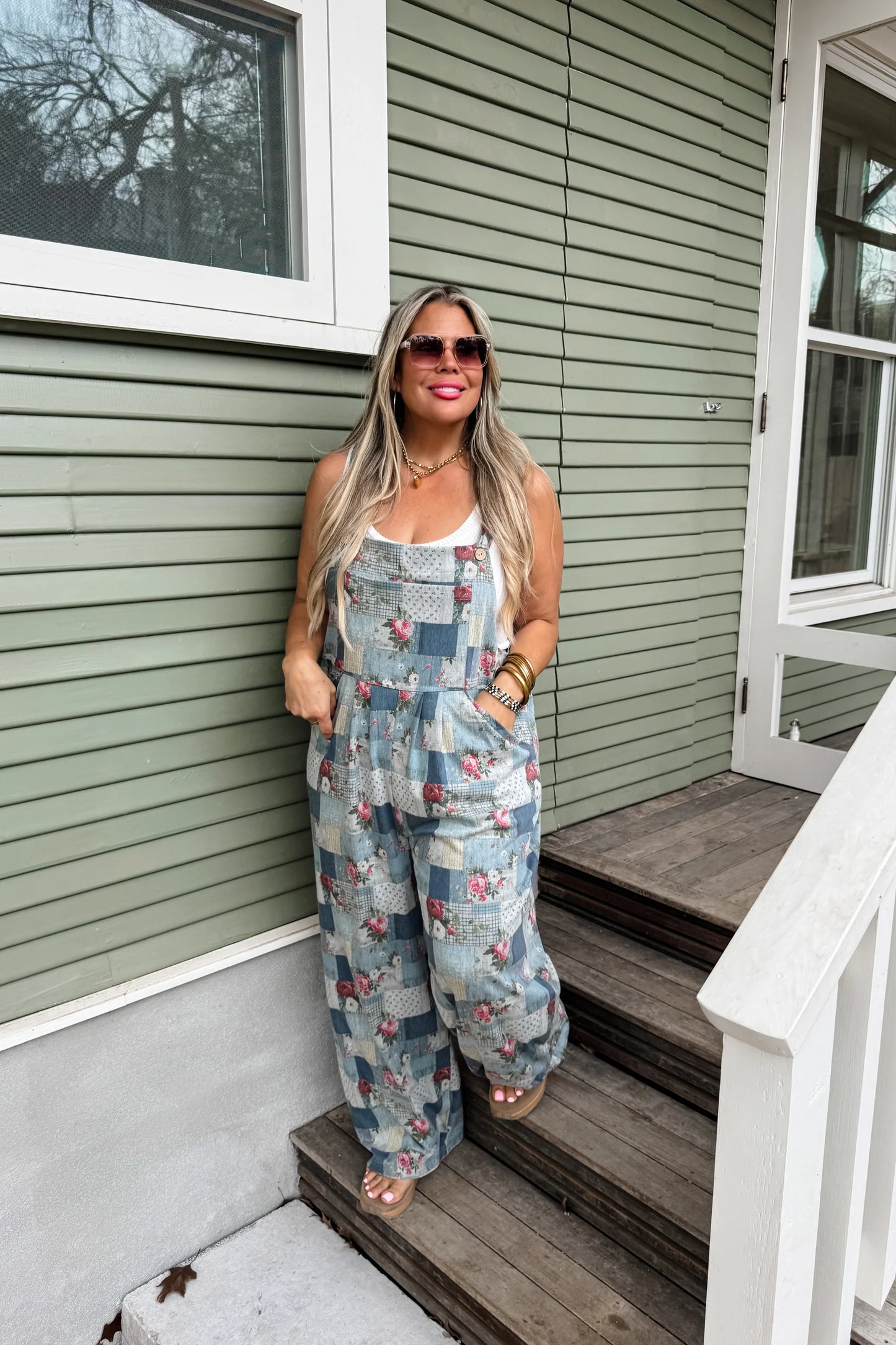 Blue Meadow Denim Overalls