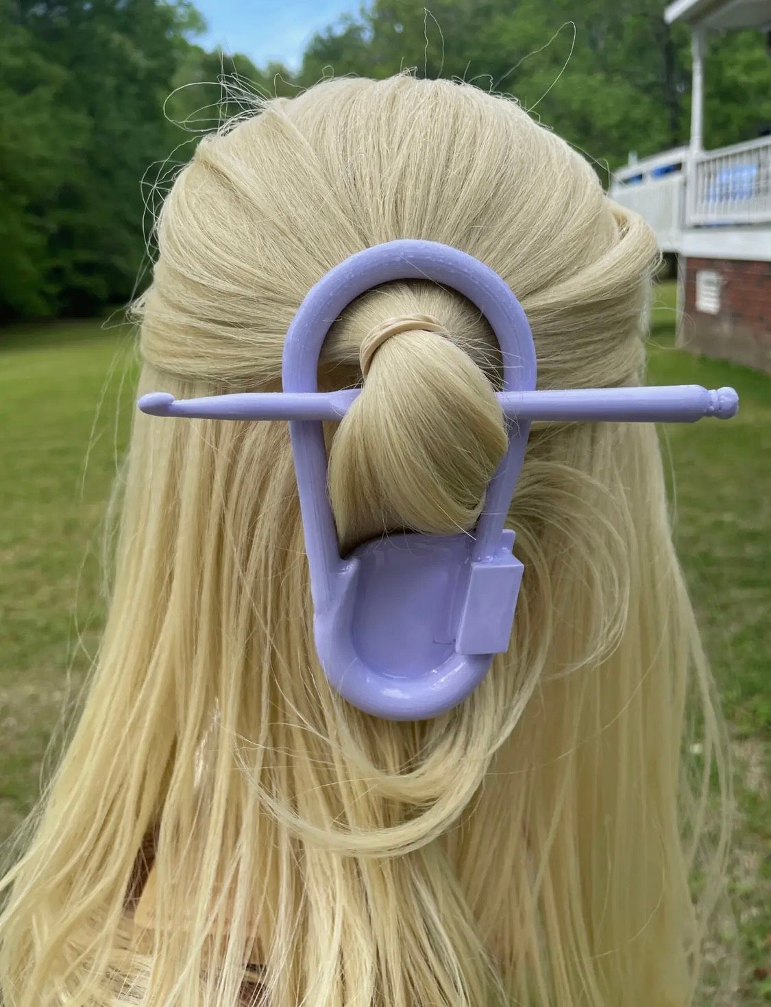 Stitch Marker Hair Pin