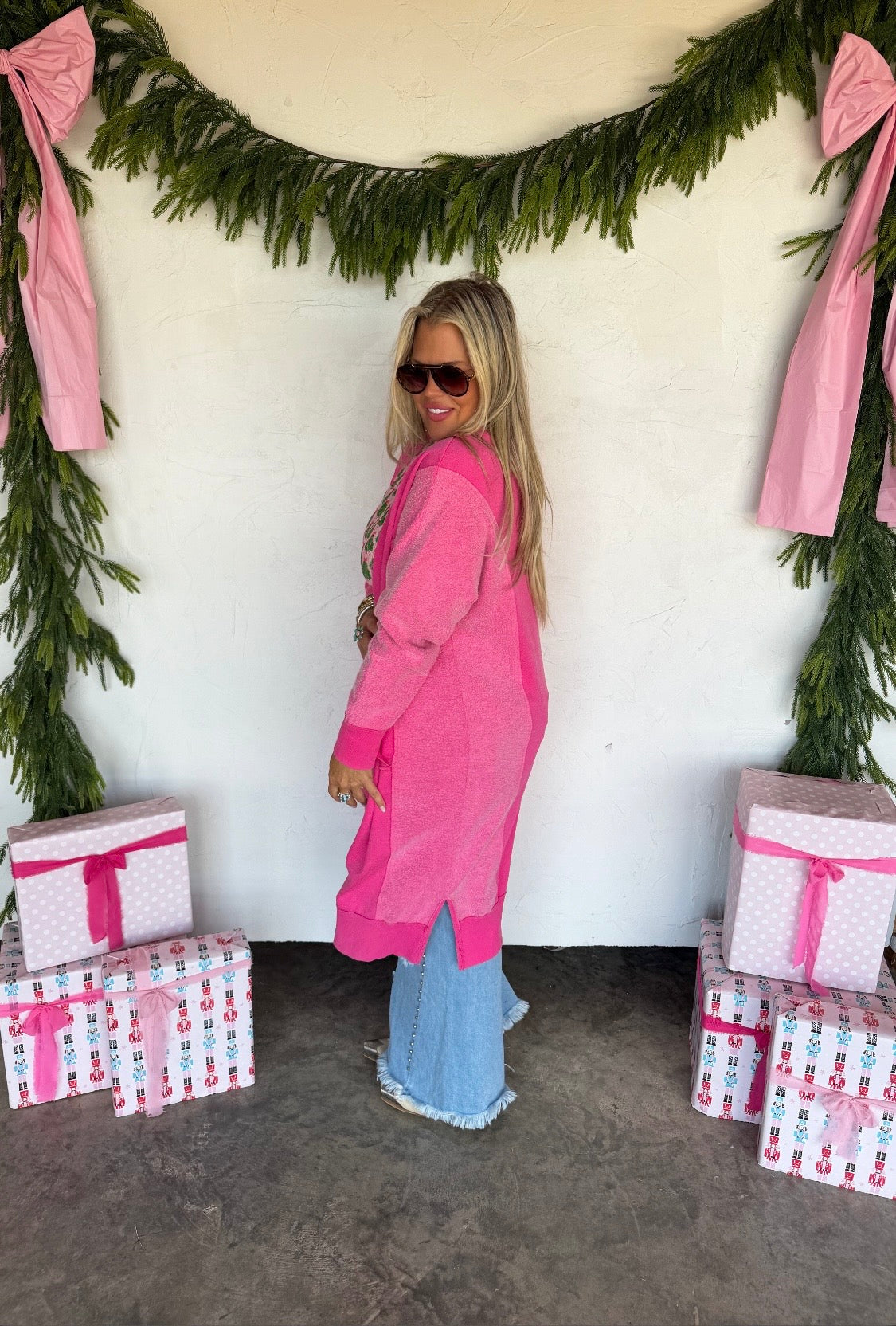 Desi Sweatshirt Cardigan