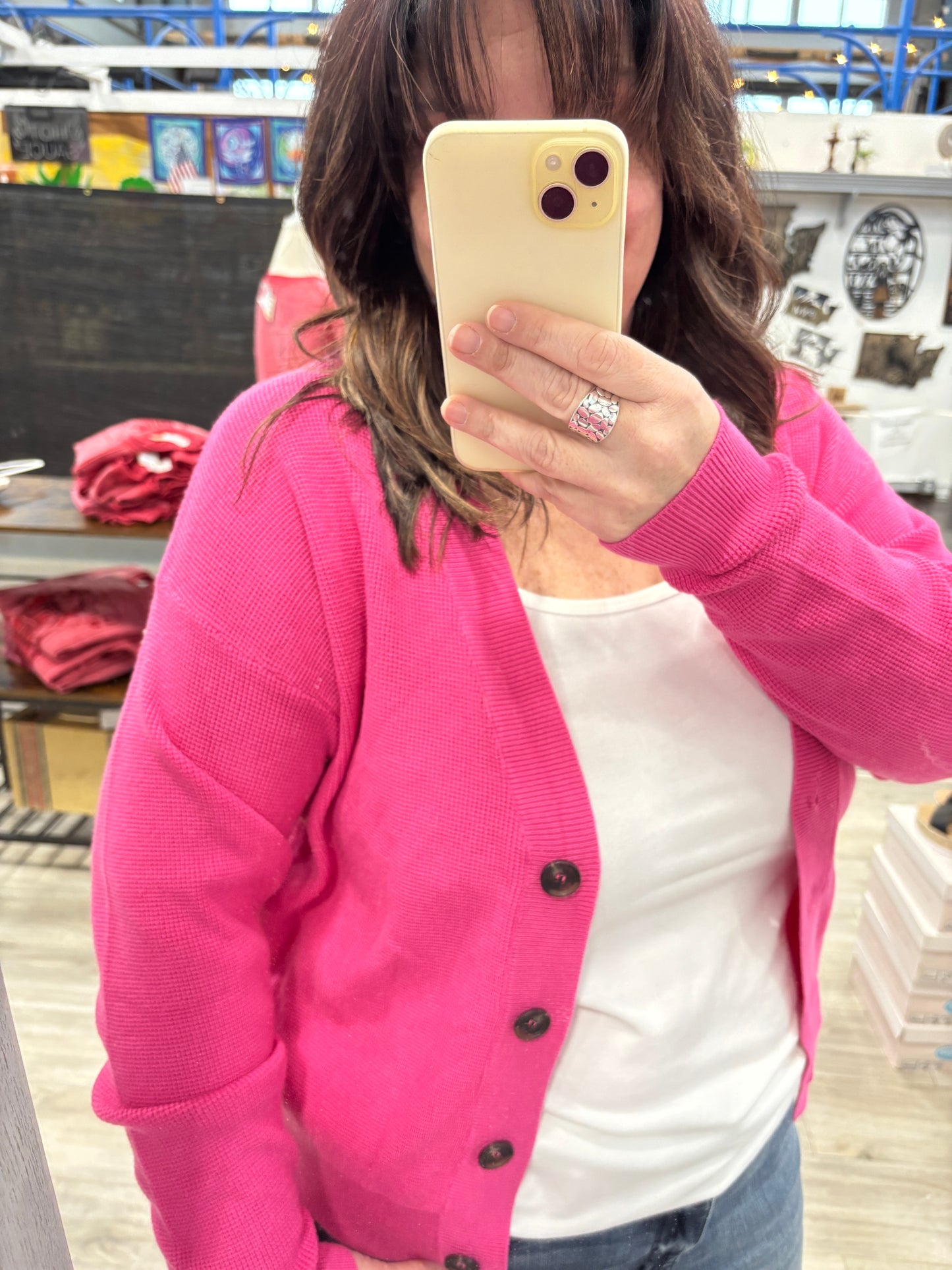 Cardi - Fuchsia