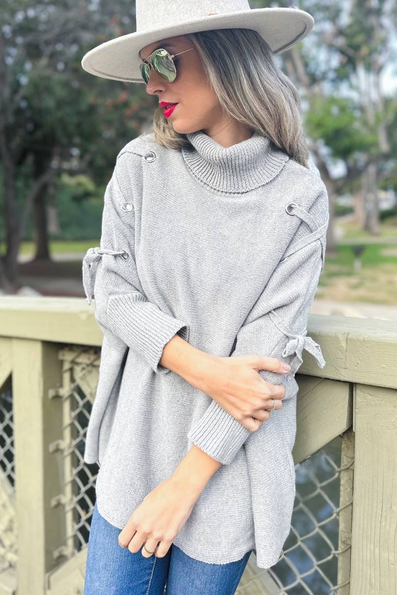 The Bow & Tell Poncho Top