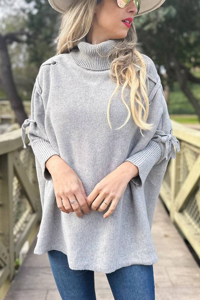 The Bow & Tell Poncho Top