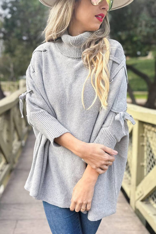 The Bow & Tell Poncho Top