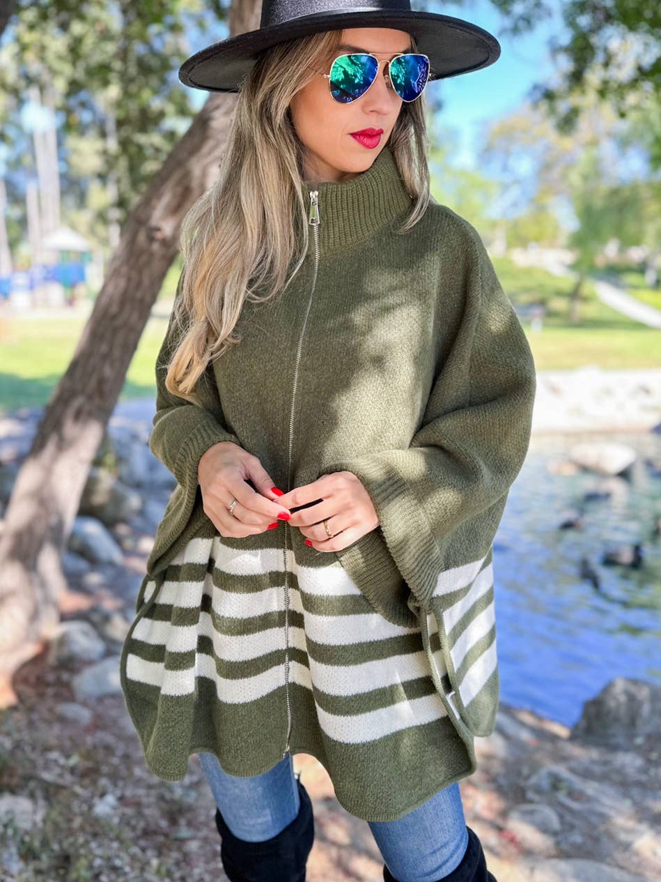 Charlie Zip-Up Cardigan