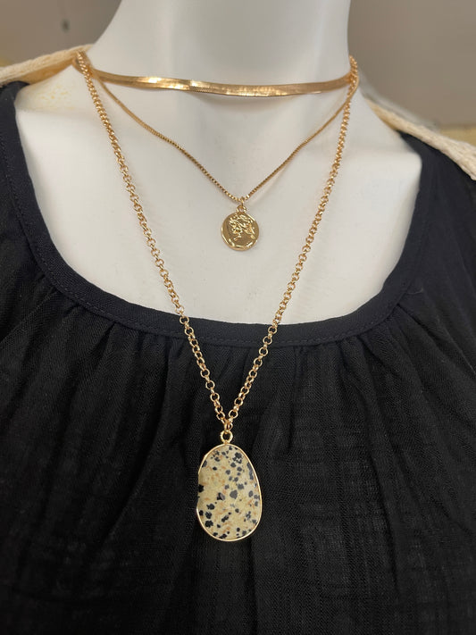 Stone necklace